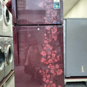 Samsung 275 ltr Digital Inverter Model Double Door With Floral Brown Color