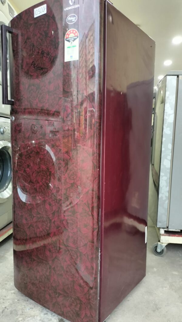 Videocon 245 ltr Refrigerator Single Door With Floral Brown Color - Image 2