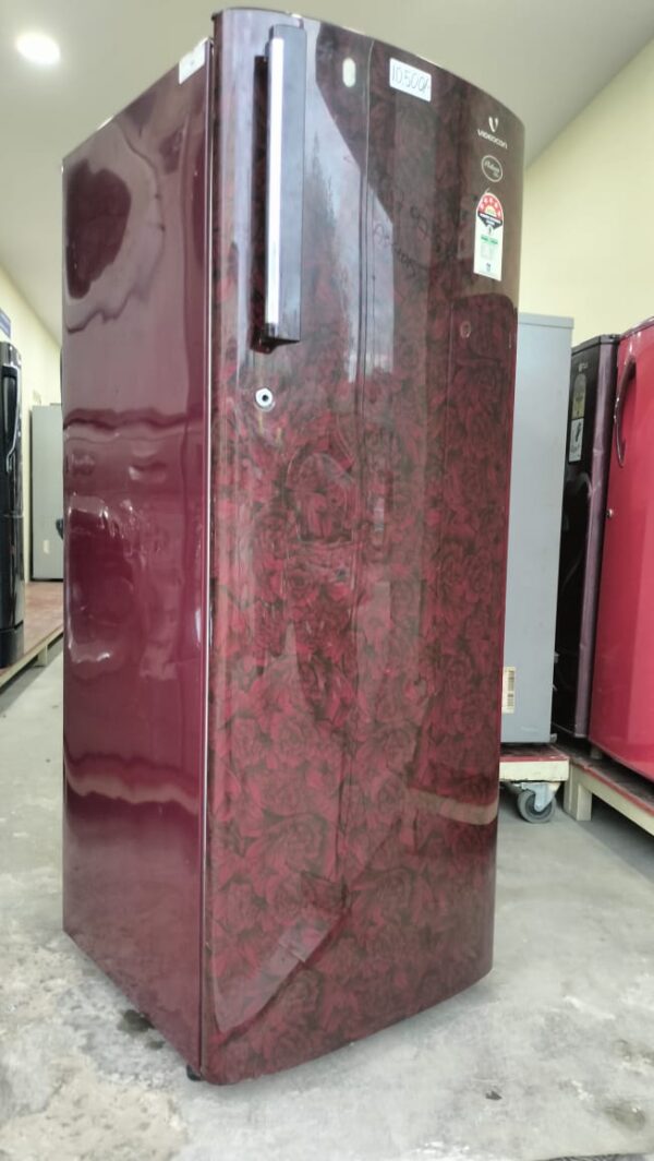 Videocon 245 ltr Refrigerator Single Door With Floral Brown Color