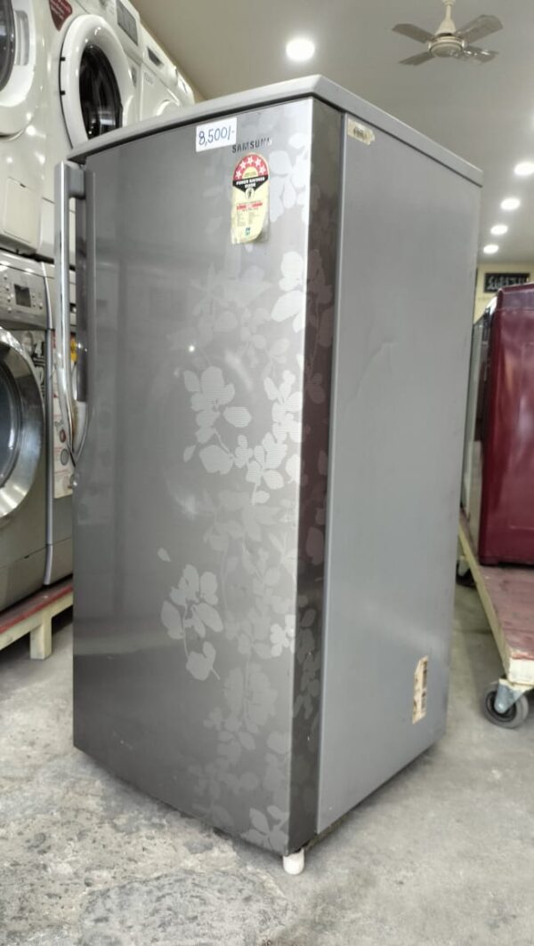 Samsung 190 ltr Refrigerator Single Door With Floral Silver Color - Image 2