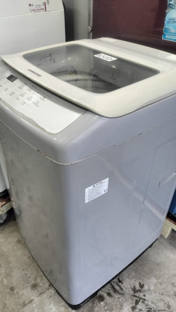Samsung 6.0 Kgs Capacity Top Load Fully Automatic Washing Machine With Light Grey Color - Image 2