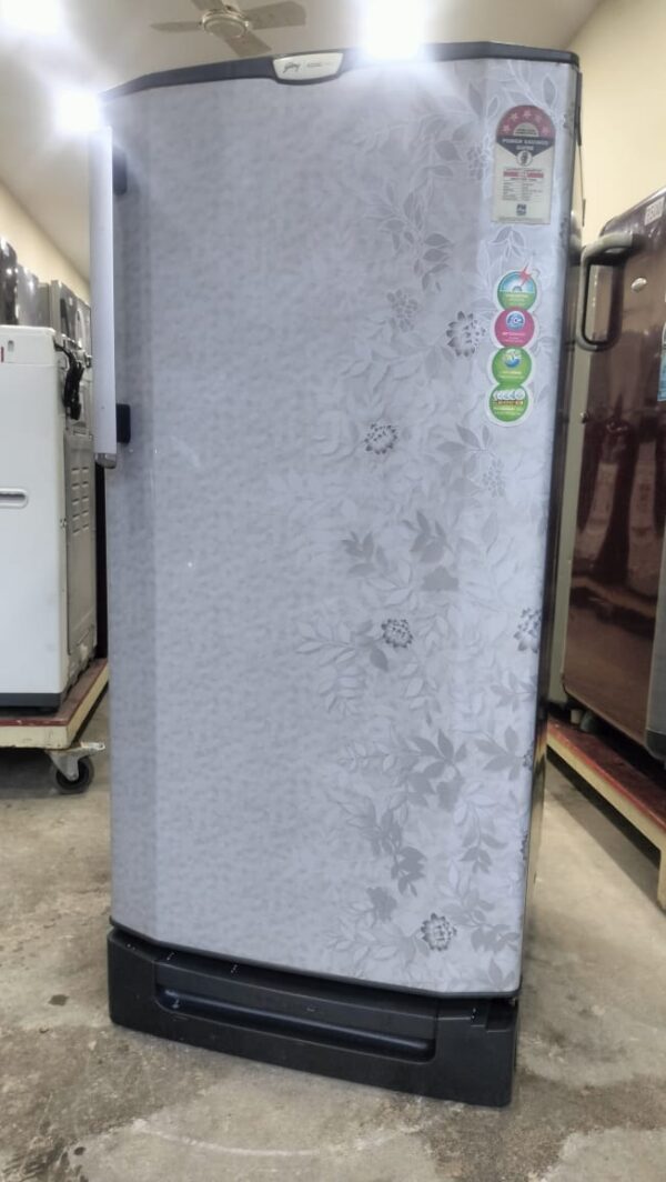 Godrej 190 ltr Refrigerator Single Door With Grey Flowers Color