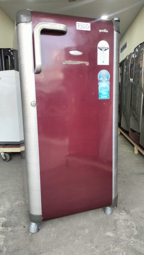 Whirlpool 190 ltr Refrigerator Single Door With Red and Silver Color - Image 2