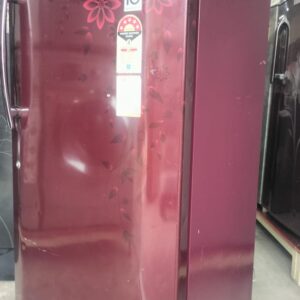 LG 215 ltr Refrigerator Single Door With Dark Brown Color and Flower Design